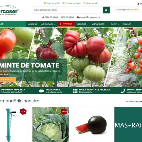 Am lansat noua interfata a site-ului www.marcoser.ro