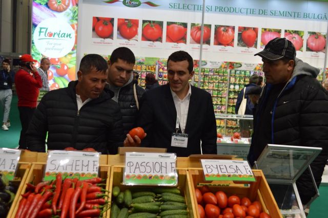 Varietati de legume expuse la standul Marcoser